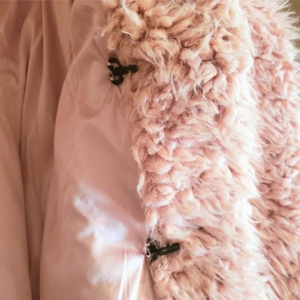 Now In! Misty Dust Fluffy Pink Loose Winter Coat - Picture 7 of 9